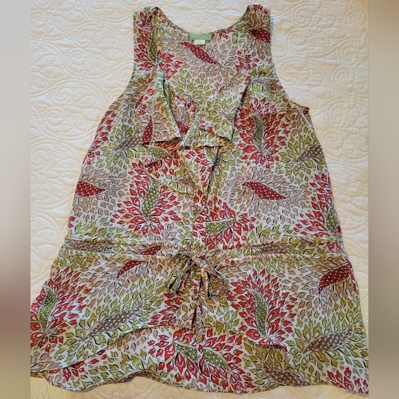 LiL by Anthropologie silk sleeveless blouse 12 - Picture 3 of 6